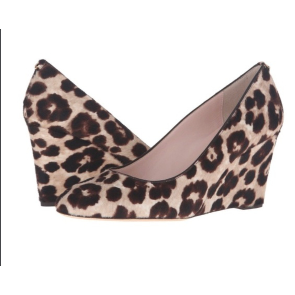 Kate Spade Calf Hair Amory Wedge NEW Dustbag 7.5